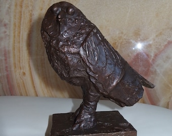 Offrant une rare sculpture cubiste en bronze – Hibou, signé, Pablo Picasso avec des docs.