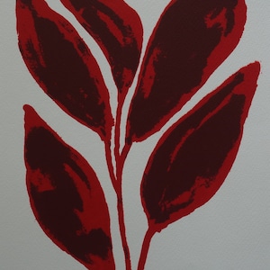 Fine Modern Limited edition flower silkscreen serigraph, signed, Warhol era
