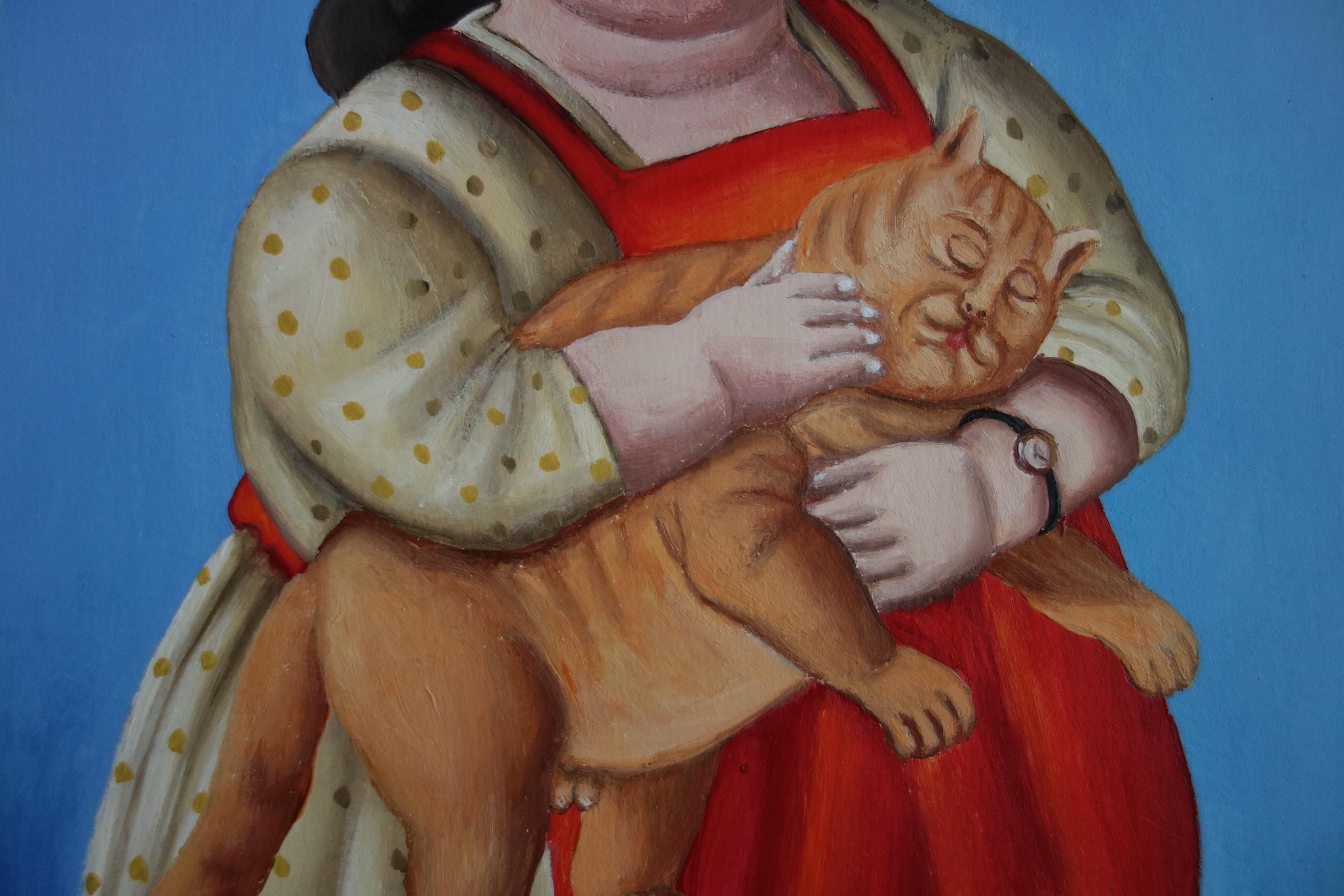 メキシコの美術品 - モダニズム絵画 - 肖像画、署名・マーク付き