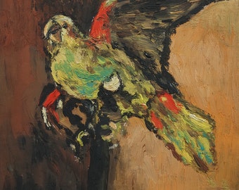 Fine post impressionist, oil painting – animals, Signed, Vincent van Gogh