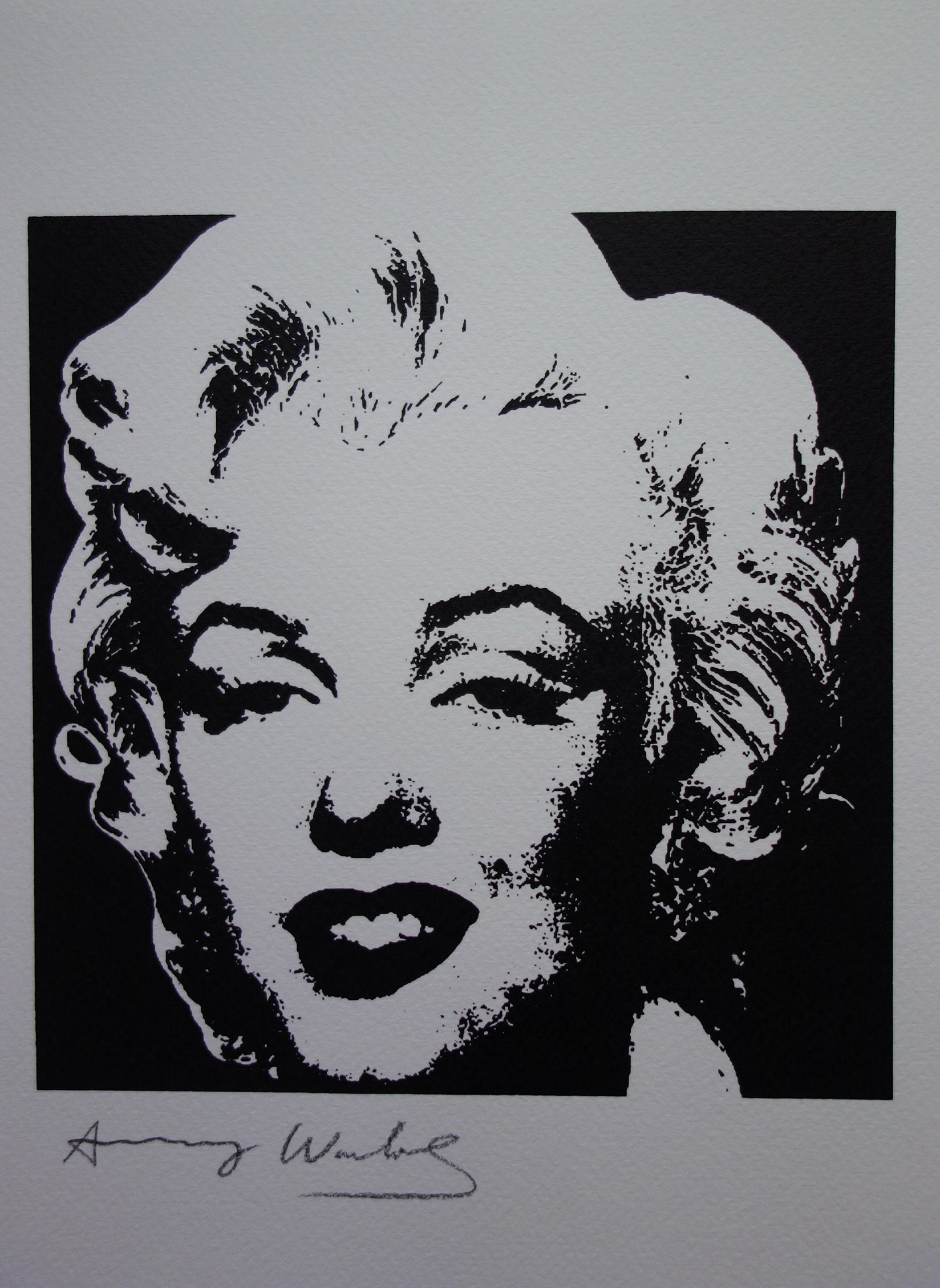 Fine POP ART Marilyn Monroe Limited Edition Silkscreen picture