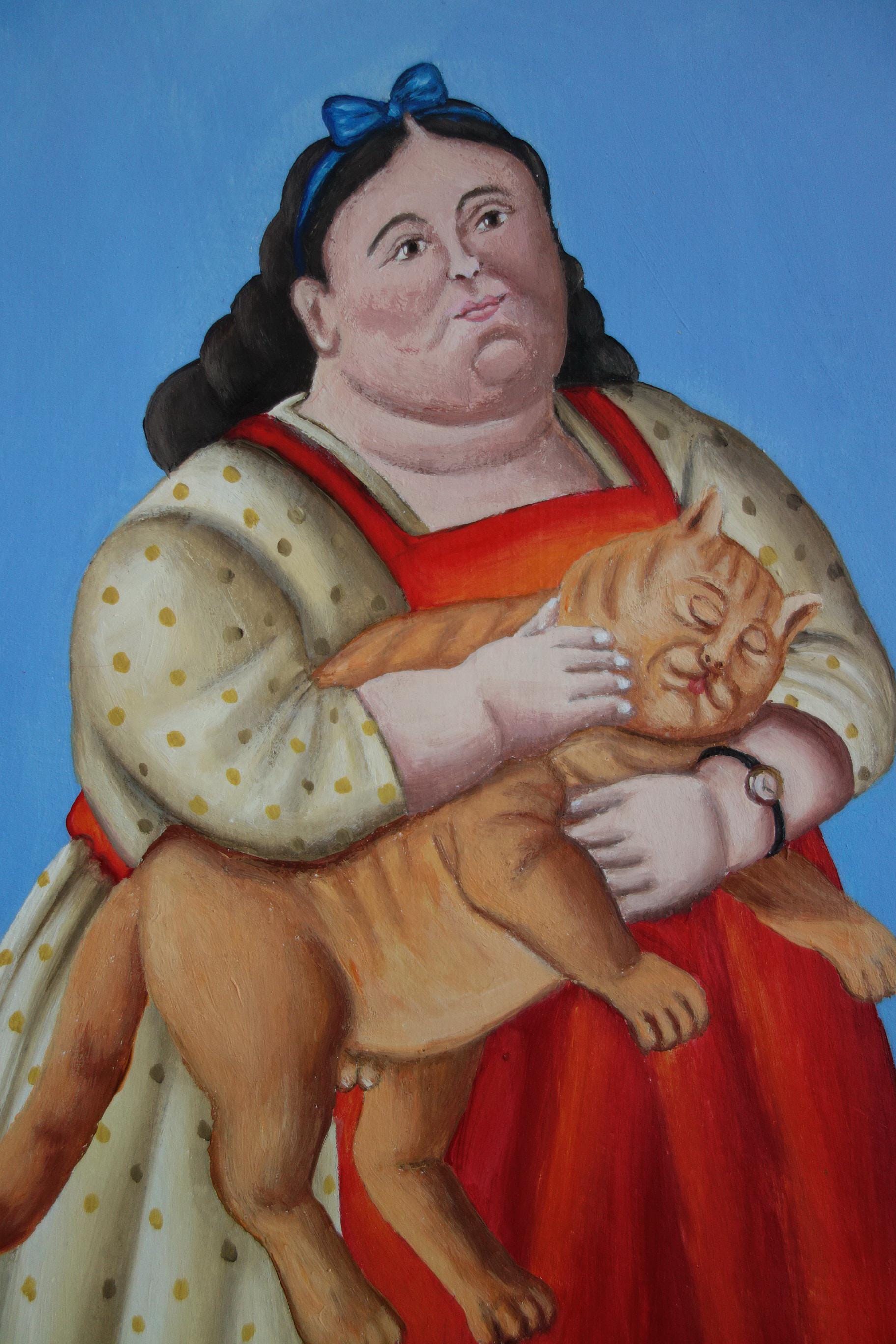メキシコの美術品 - モダニズム絵画 - 肖像画、署名・マーク付き