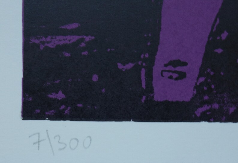 stamped and numbered Fine POP ART Astronaut Limited edition silkscreen serigraph signed Warhol