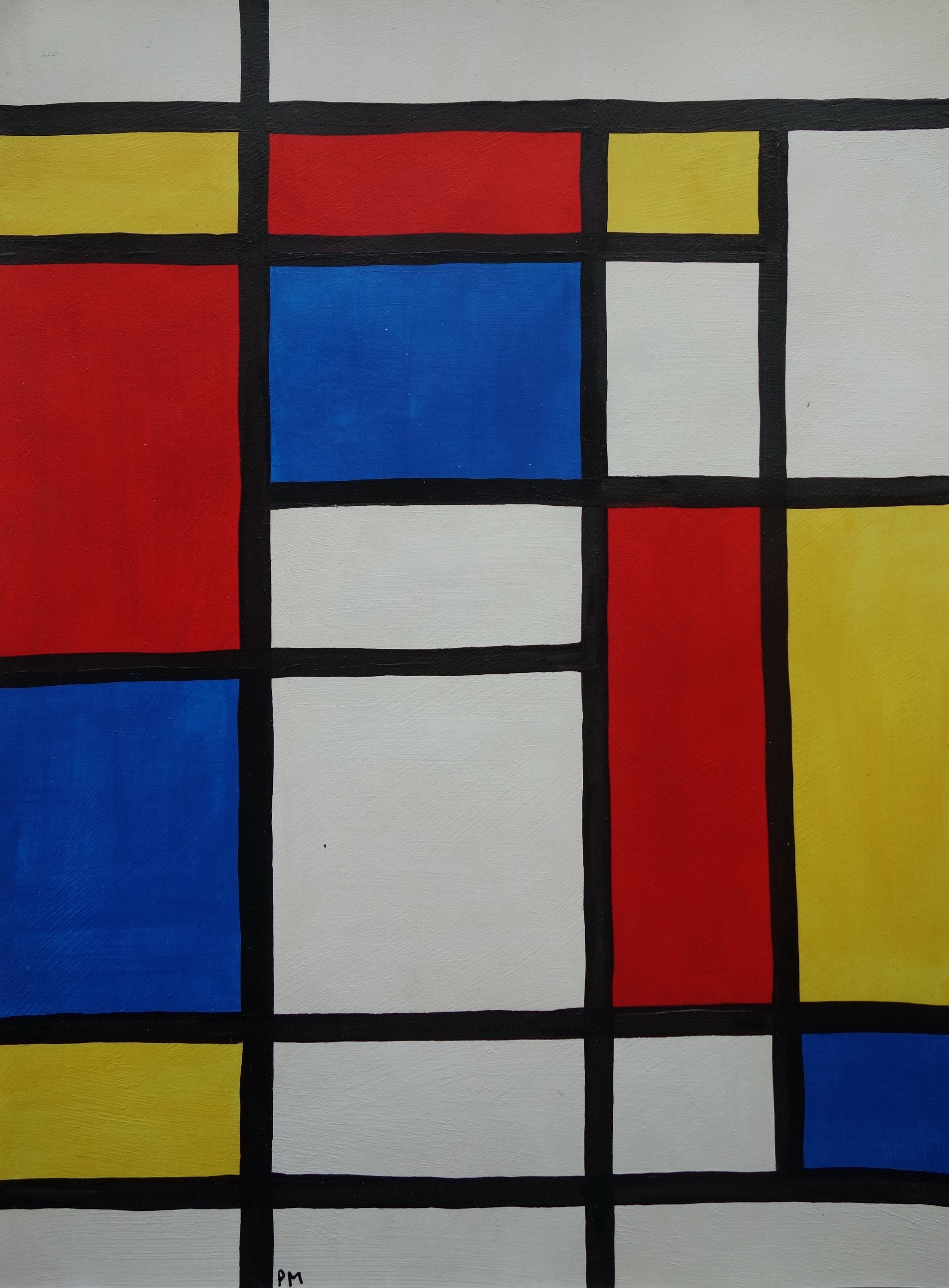 現品限り‼️ PSA10 POP1‼️ Piet Mondrian ドーブル　070 Fine Abstract Expressionism Painting, Minimalism, Signed Piet
