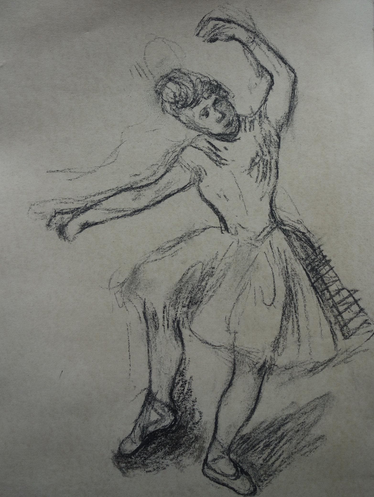 絵画 dancer ロバート・ハインデル 版画「Red Headed Dancer / レッド ヘディッド
