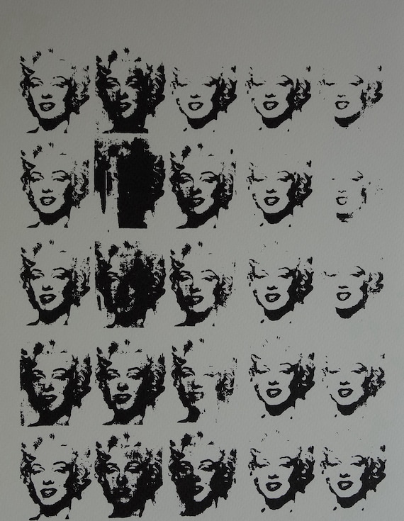 Fine POP ART Marilyn Monroe Limited Edition Silkscreen Serigraph