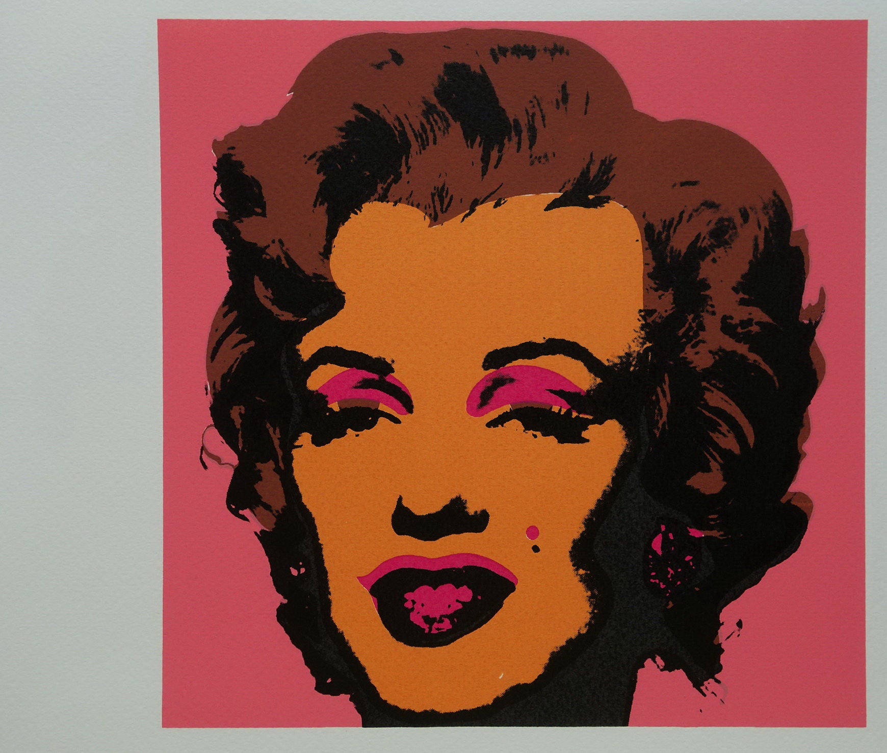 素晴らしいポップアート マリリン モンロー 限定版シルクスクリーン