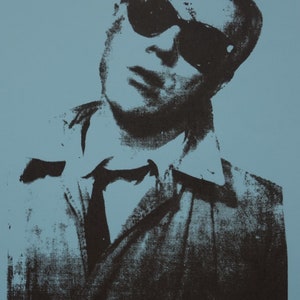 Fine POP ART Limited edition silkscreen serigraph, Self-portrait, Warhol, signed, stamped and numbered