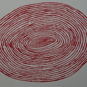 Fine Modern Circle, Limited edition silkscreen serigraph, signed, Warhol era