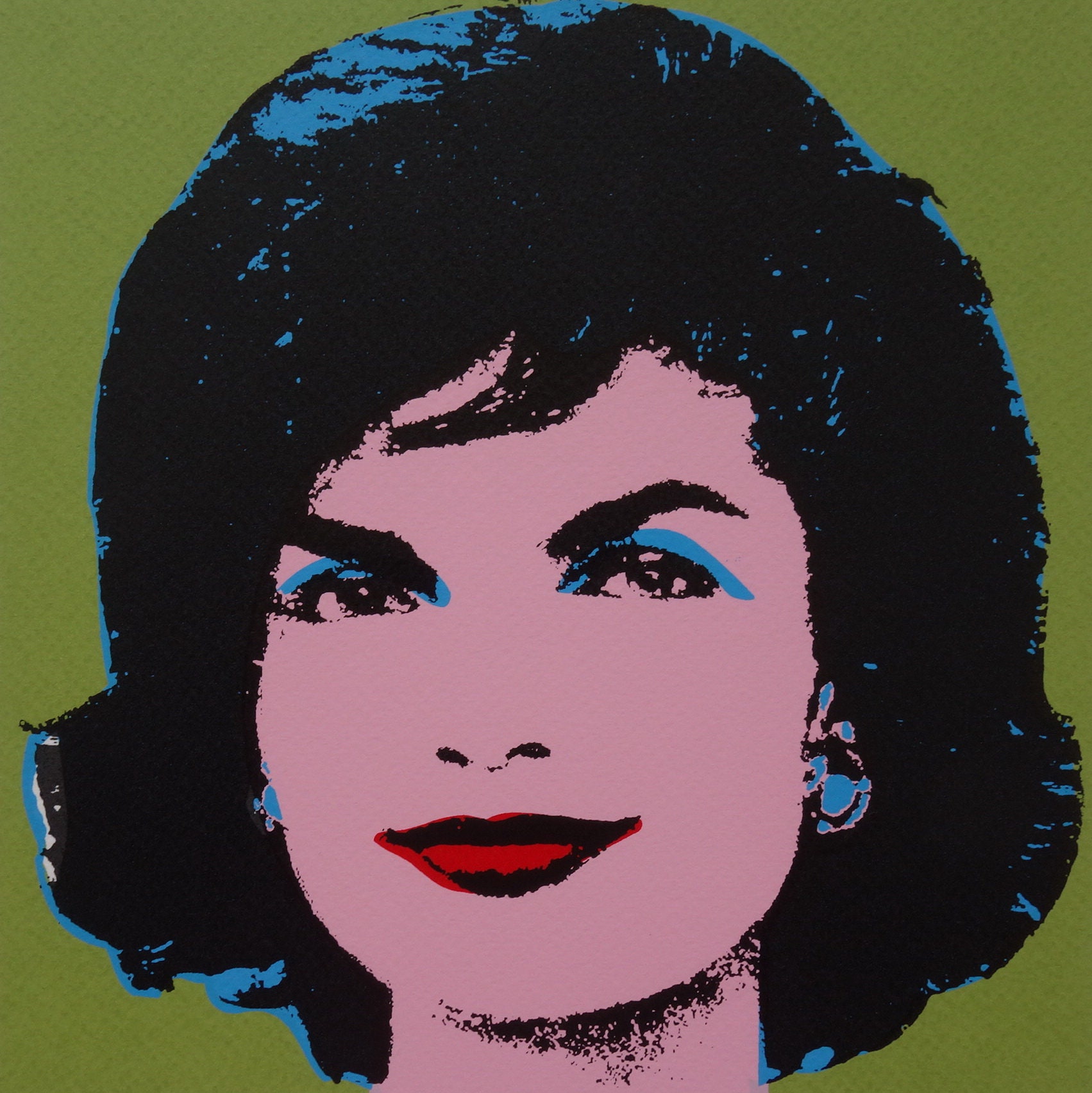 Fine POP ART Jackie Limited Edition Silkscreen Serigraph, Warhol
