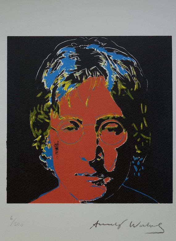 Fine POP ART Beatles Lennon Limited Edition Silkscreen Serigraph
