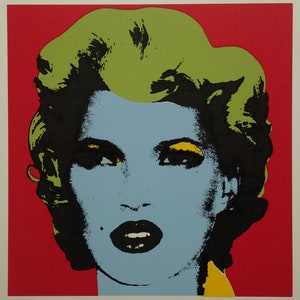 Limited edition Pop Art Graffiti silkscreen serigraph, Marilyn Monroe, signed, stamped and numbered, Banksy