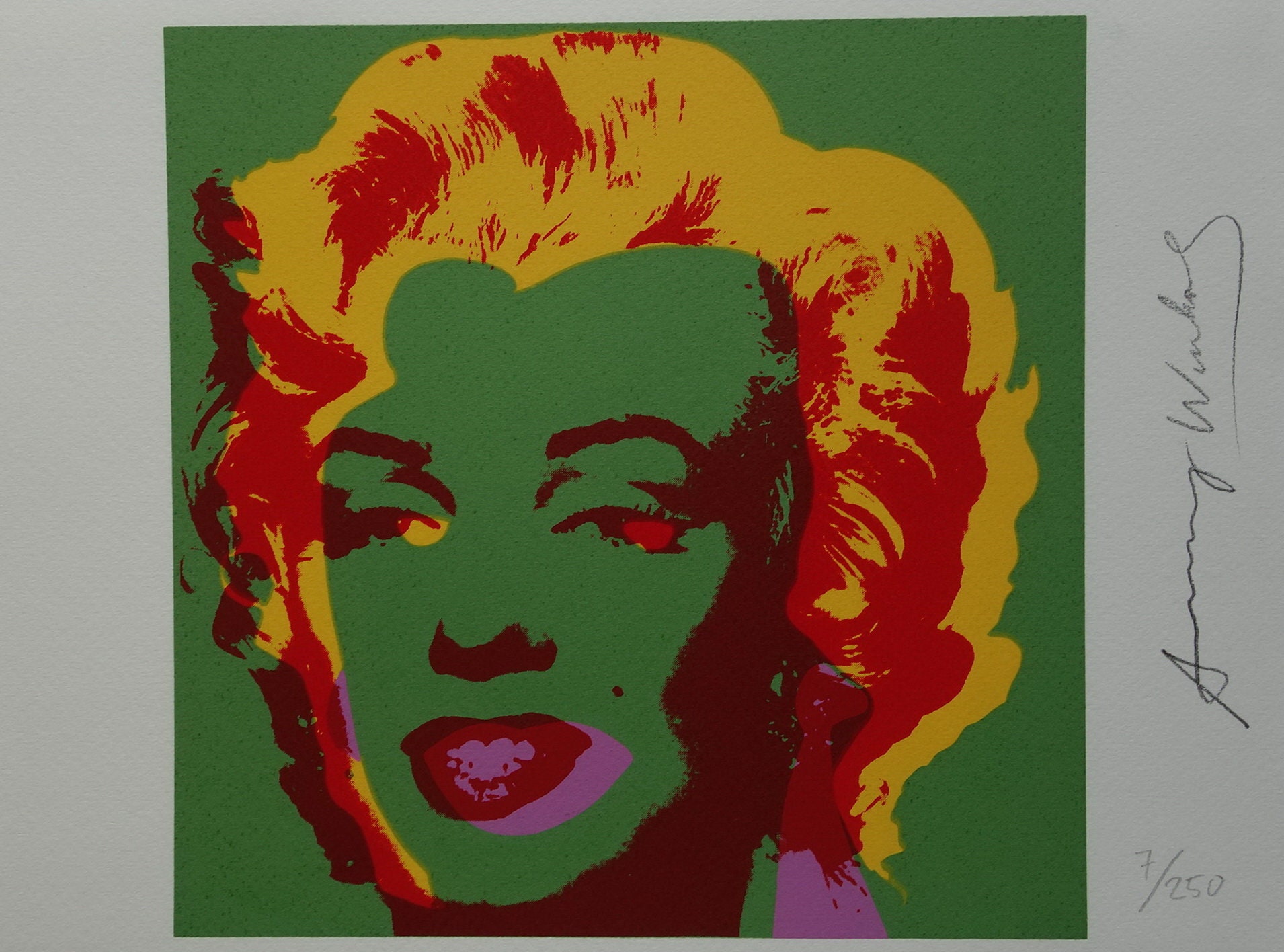 Fine POP ART Marilyn Monroe Limited Edition Silkscreen Serigraph