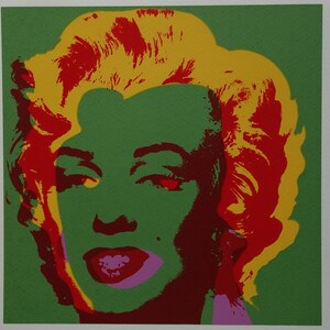 Fine POP ART Marilyn Monroe Limited edition silkscreen serigraph, Warhol, signed, stamped and numbered