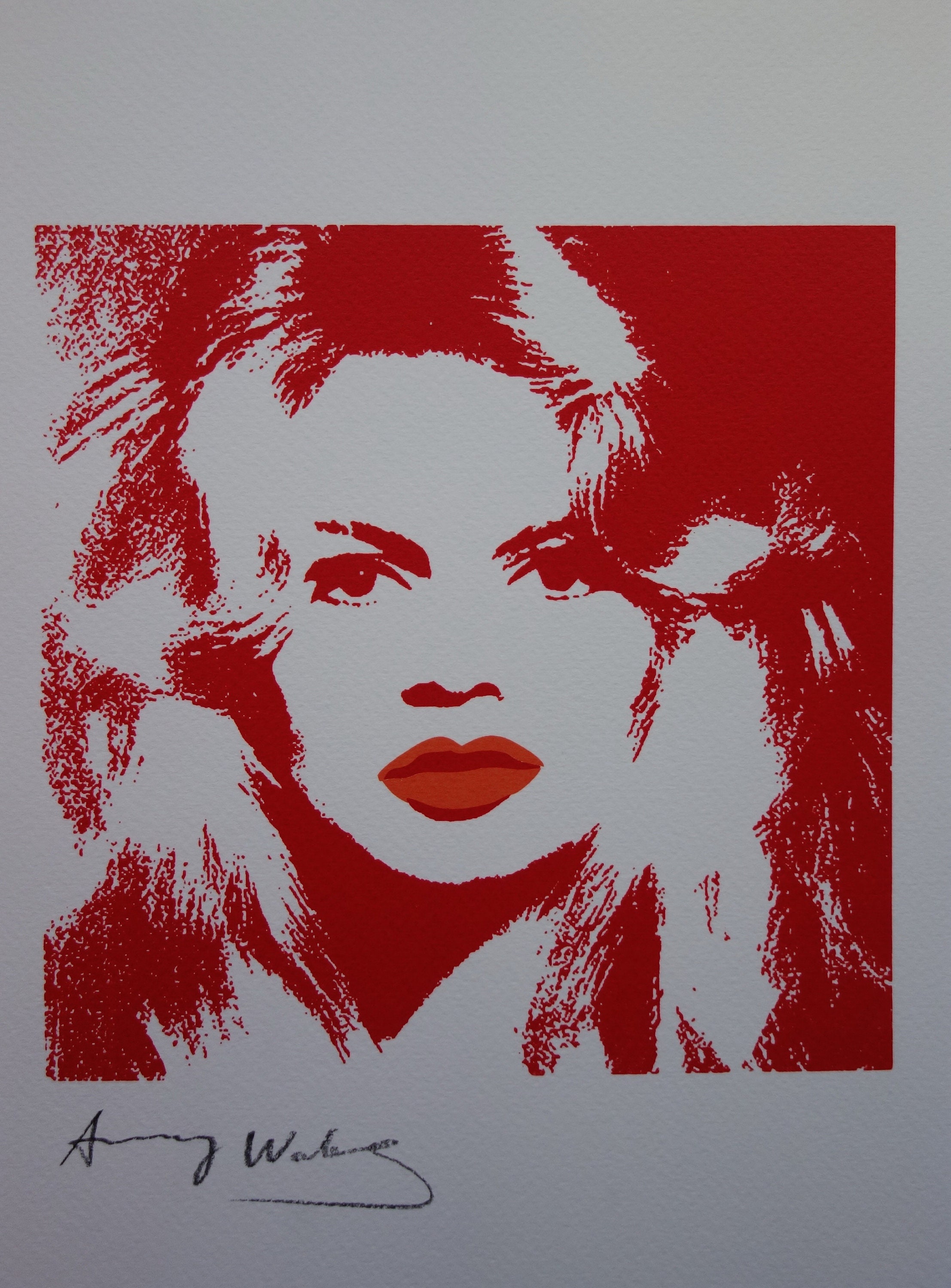 Fine POP ART Limited Edition Silkscreen Serigraph Brigitte Bardot Fine POP ART Limited Edition Silkscreen Serigraph Brigitte Bardot