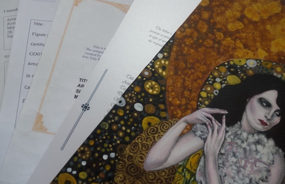 Fine Art, Rare Secession Painting – Portrait of a Woman