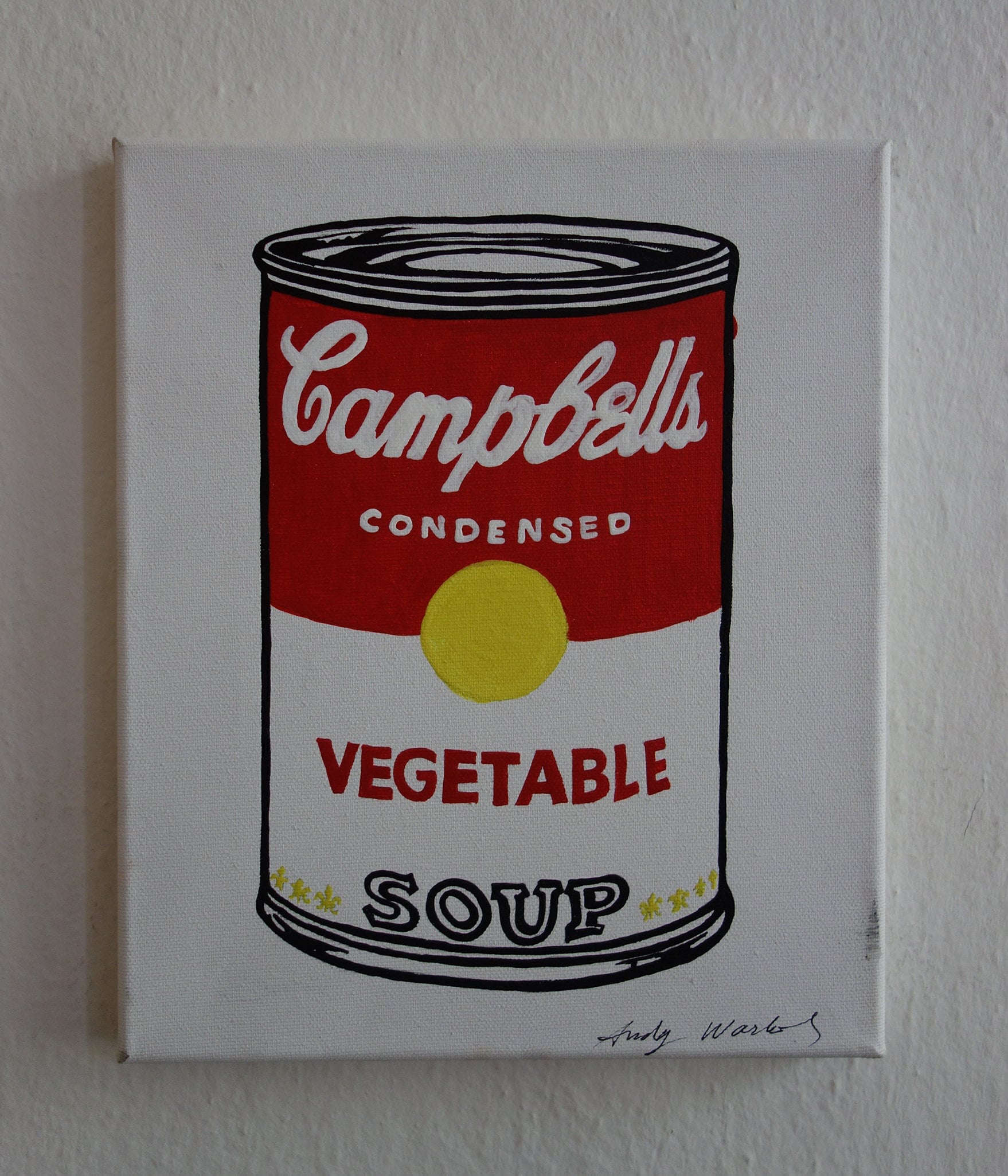Fine Unique Mixed Media Pop Art Painting Campbell's Soup ...