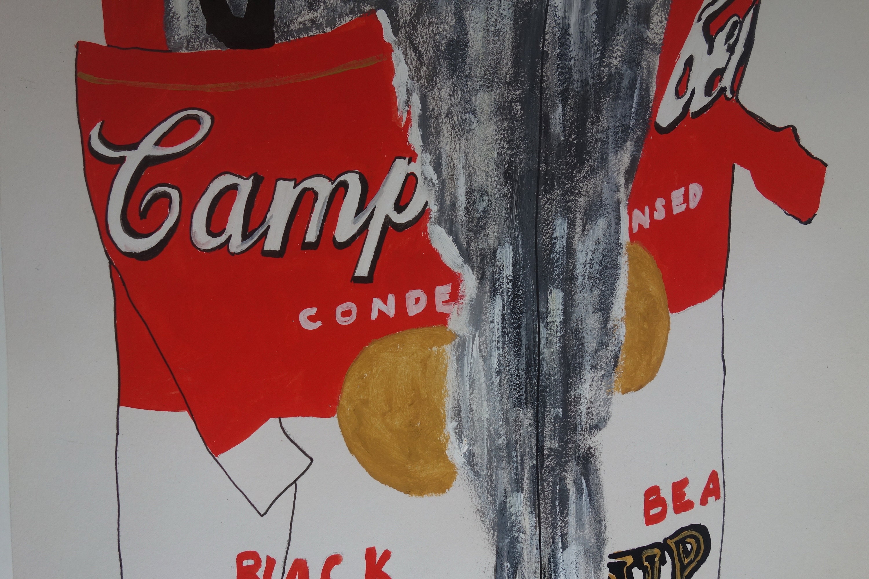 素晴らしいユニークなポップアートの絵画 – キャンベルのスープ