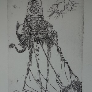 Fine Surreal Limited Edition Etching Elephant Salvador Dali - Etsy