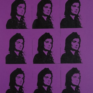 Fine POP ART Limited edition silkscreen serigraph - Jackie, Warhol, signed, stamped and numbered