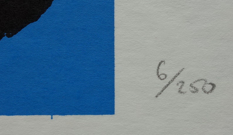 Fine POP ART Limited edition silkscreen serigraph Elizabeth Taylor, Warhol, signed, stamped and numbered image 6