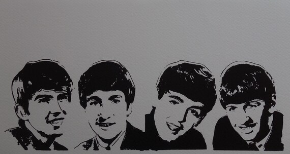 素晴らしいポップアートビートルズ限定版シルクスクリーンセリグラフ