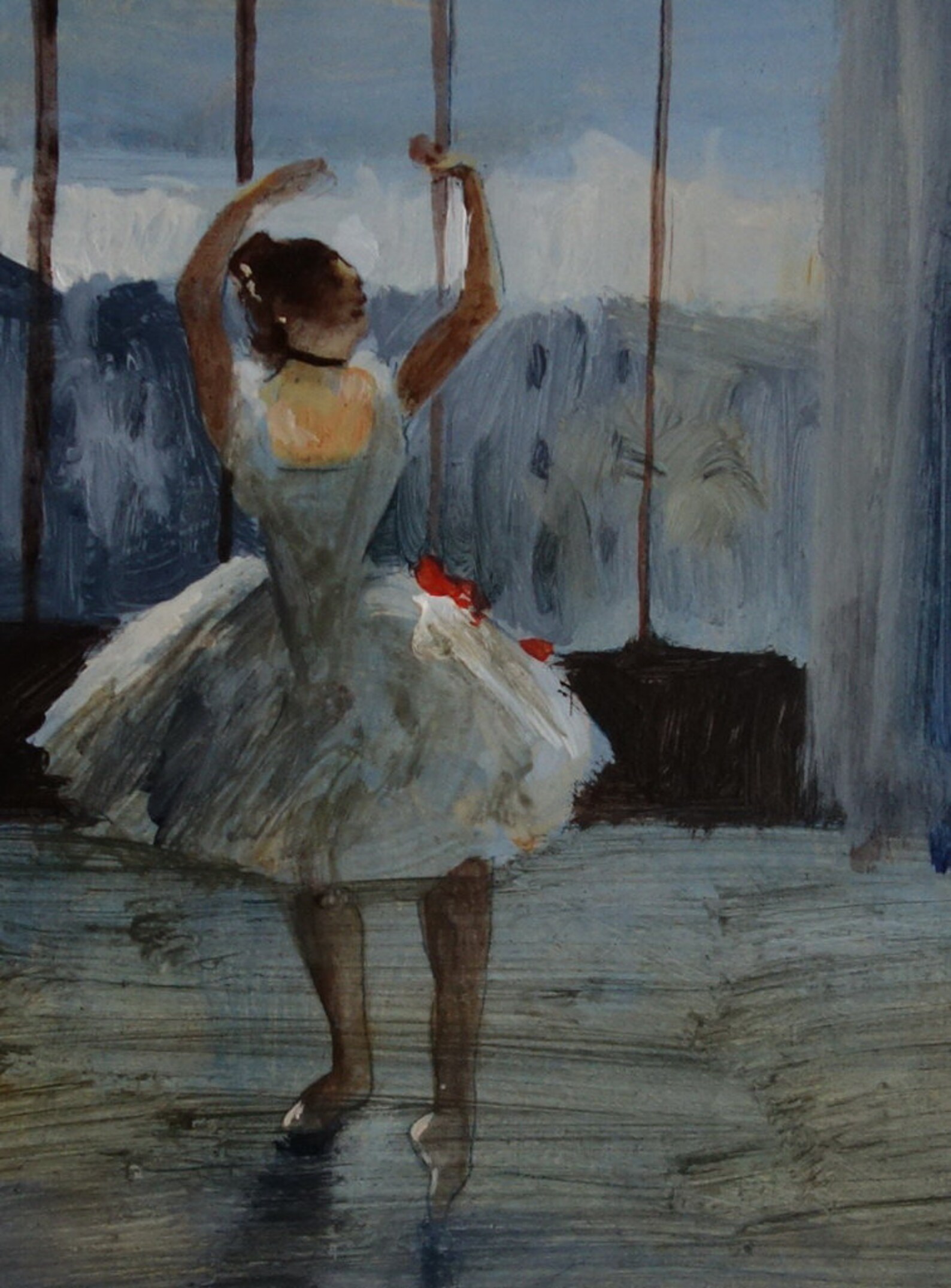 Magnificient Impressionist Ballet Dancers Painting Signed - Etsy UK