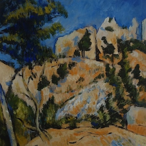 Impressionist landscape oil painting, Marked & Signed, Cezanne, Rare find