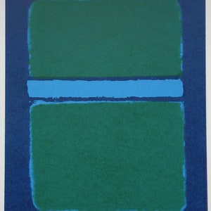 Fine Abstract Expressionismus Limitierte Auflage Siebdruck serigraph, Mark Rothko, signiert, gestempelt und nummeriert