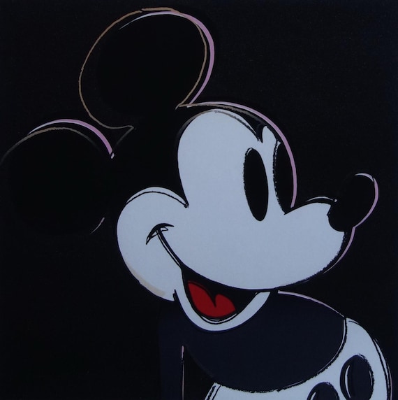 Fine POP ART Mickey Mouse Limited Edition Silkscreen Serigraph