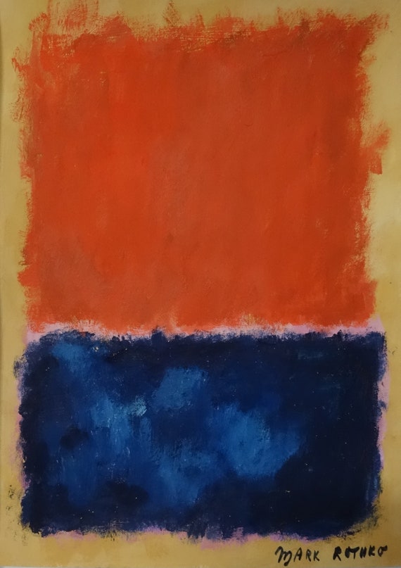 Fine American Abstract Expressionist Painting, Signed, Marked