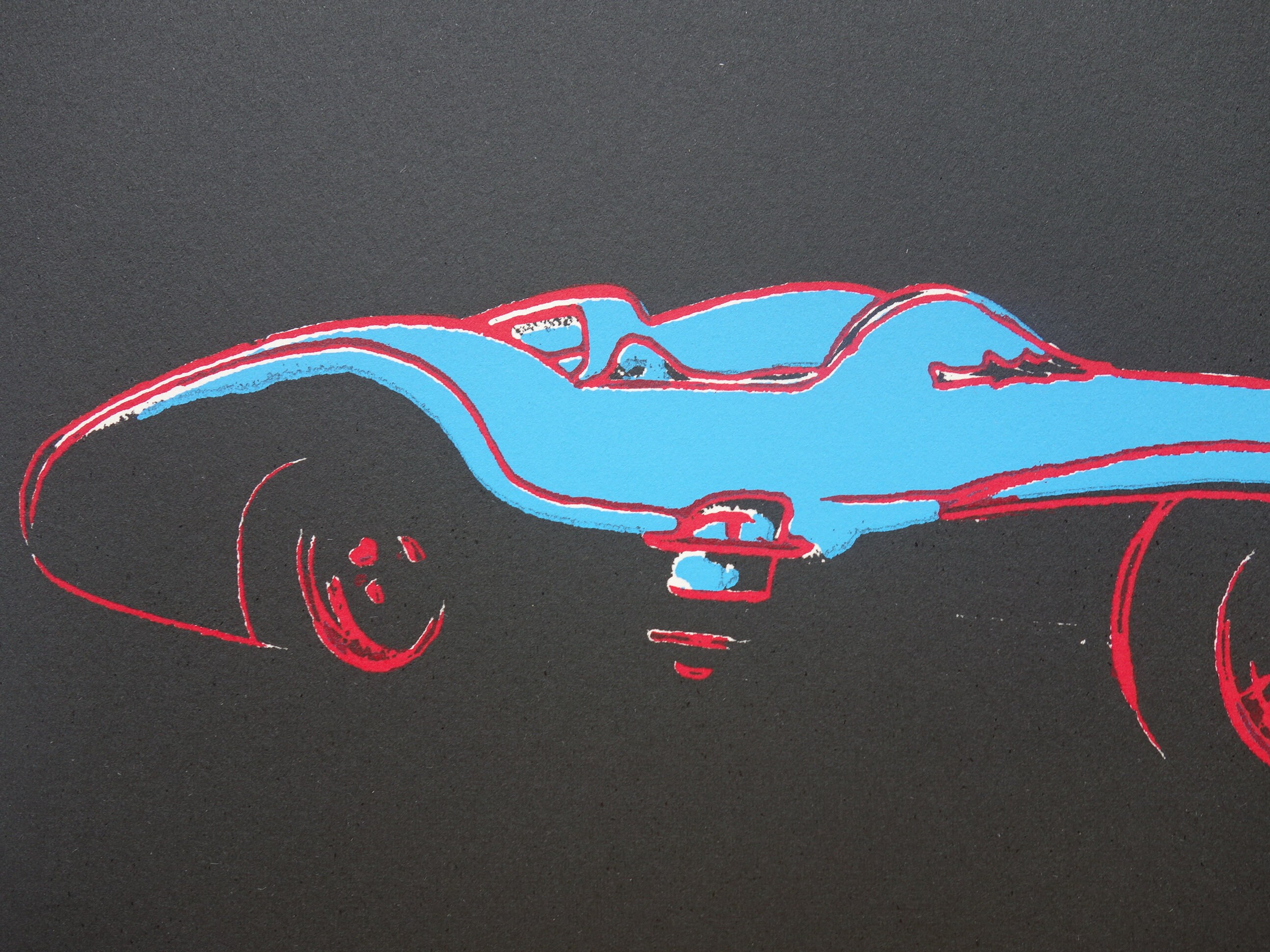 上質なポップアートカー限定版シルクスクリーンセリグラフ、ウォーホル