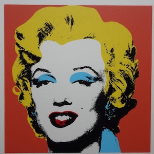 Fine POP ART Marilyn Monroe Limited edition silkscreen serigraph, Warhol, signed, stamped and numbered