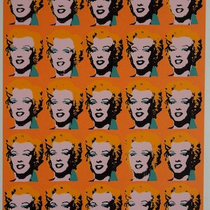 Fine POP ART Marilyn Monroe Limited edition silkscreen serigraph, Warhol, signed, stamped and numbered