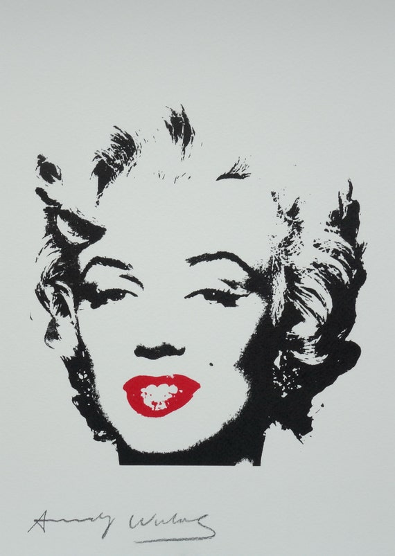 Fine POP ART Marilyn Monroe Limited Edition Silkscreen