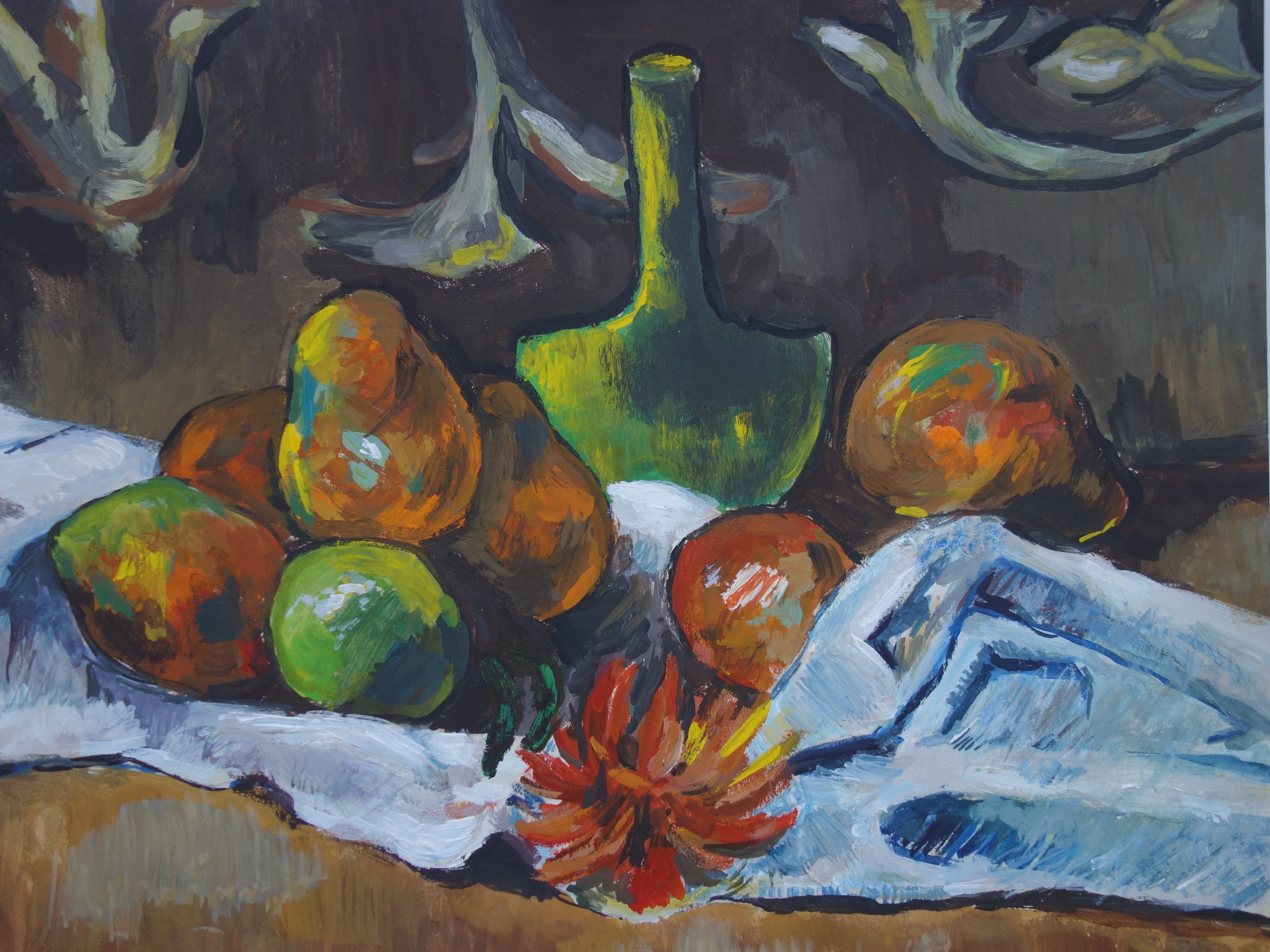 ゴーギャン油絵 ポール・ゴーギャン《タヒチの女》F6｜手描き油絵複製画｜南国の色彩と