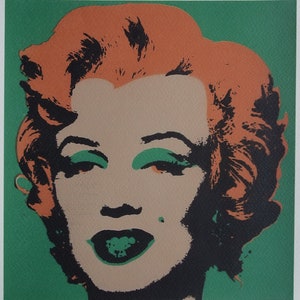 Fine POP ART Marilyn Monroe Limited edition silkscreen serigraph, Warhol, signed, stamped and numbered