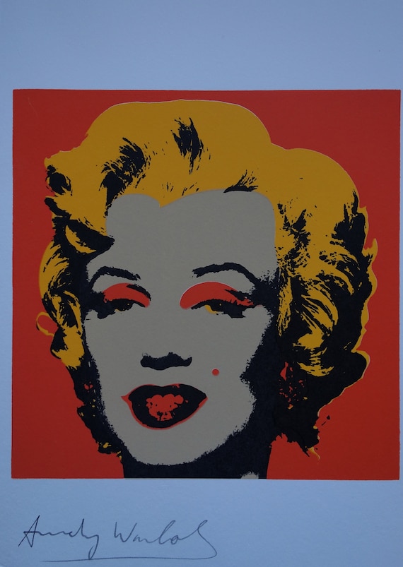Fine POP ART Marilyn Monroe Limited Edition Silkscreen Serigraph