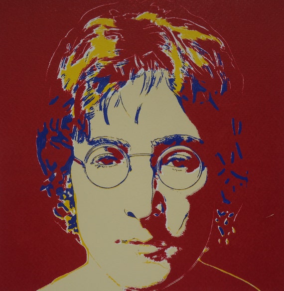 Fine POP ART Beatles Lennon Limited Edition Silkscreen Serigraph