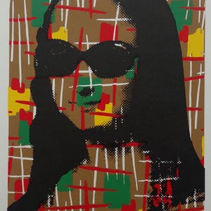 Limited edition Pop Art Graffiti silkscreen serigraph, Mona Lisa, signed, stamped and numbered, Banksy