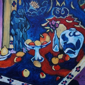 Fine art, Rare Fauvist painting – still life, signed, Henri Matisse