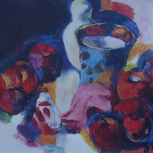 Fine Early American Modernism painting – still life, Signed, Kandinsky, Hopper era