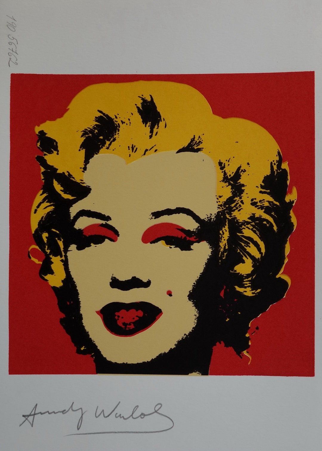 Fine POP ART Marilyn Monroe Limited Edition Silkscreen - Etsy