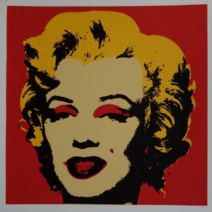 Fine POP ART Marilyn Monroe Limited edition silkscreen serigraph, Warhol, signed, stamped and numbered