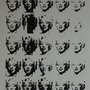 Fine POP ART Marilyn Monroe Limited edition silkscreen serigraph, Warhol, signed, stamped and numbered
