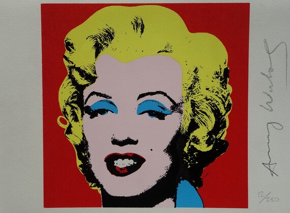 マリリン・モンロー ポップアート 絵画 アクリル 素晴らしいポップアート マリリン モンロー 限定版シルクスクリーン