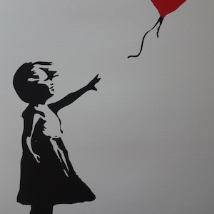 Limited edition Pop Art Graffiti silkscreen serigraph, signed, stamped and numbered, Banksy