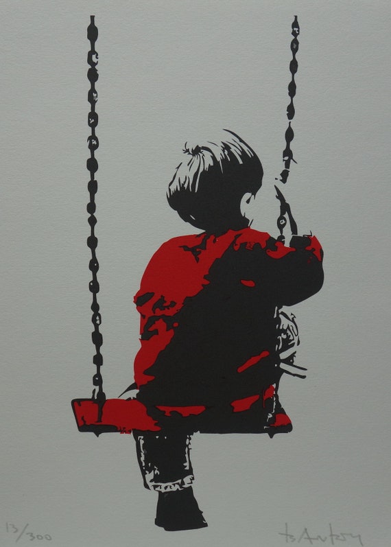 Limited Edition Pop Art Graffiti Silkscreen Serigraph - Boy