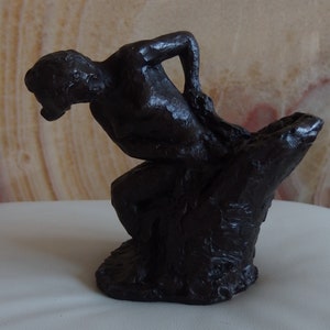 Offrant rare sculpture impressionniste en bronze Baigneur, signé, Edgar Degas avec des docs. image 3