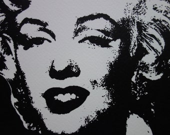 Fine POP ART Marilyn Monroe Limited Edition Silkscreen Serigraph